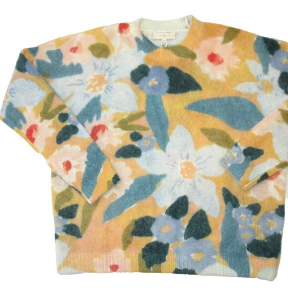 NWT Sezane Isadora Jumper in Flowers Mohair Wool Blend Sweater M - Picture 7 of 9